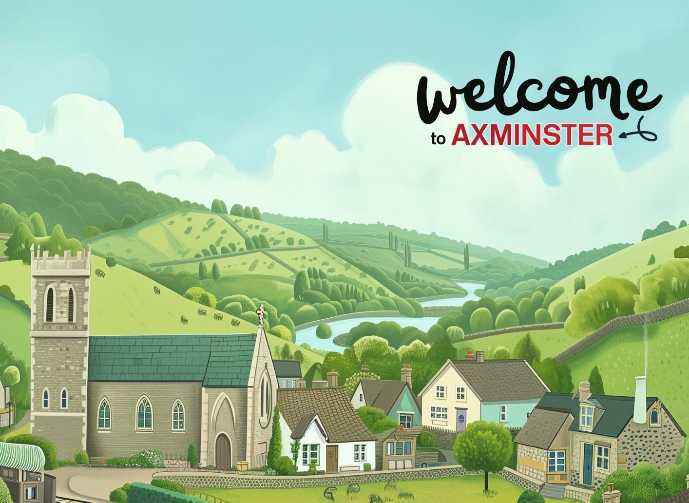 Website home page from Whats In Axminster
